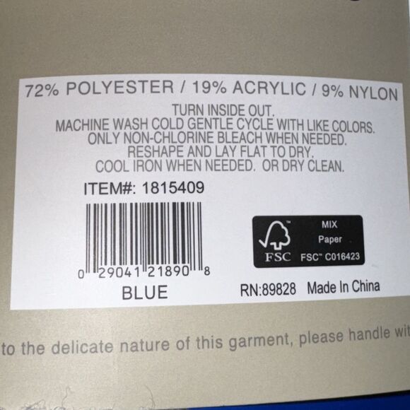 Ella Moss Womens Size Large Blue Relaxed Boyfriend Button Front Cardigan Lrg. L - Picture 7 of 10